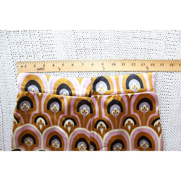 NWT House of Harlow Palazzo Pants & Top Set Satin Wide Leg Size M Golden Rainbow - Picture 3 of 13